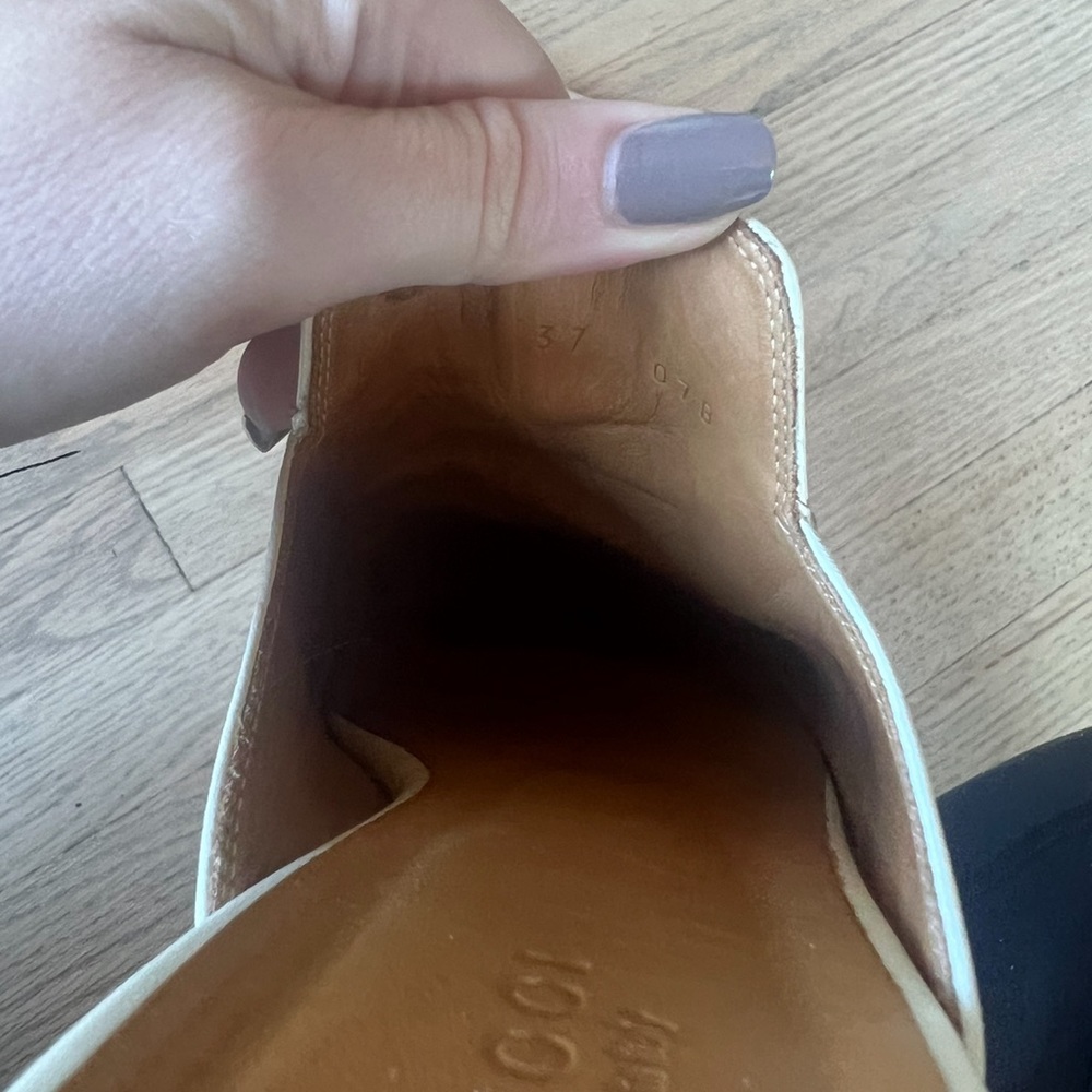 Gucci Princeton Off White Loafers Size 37 - Picture 2 of 3